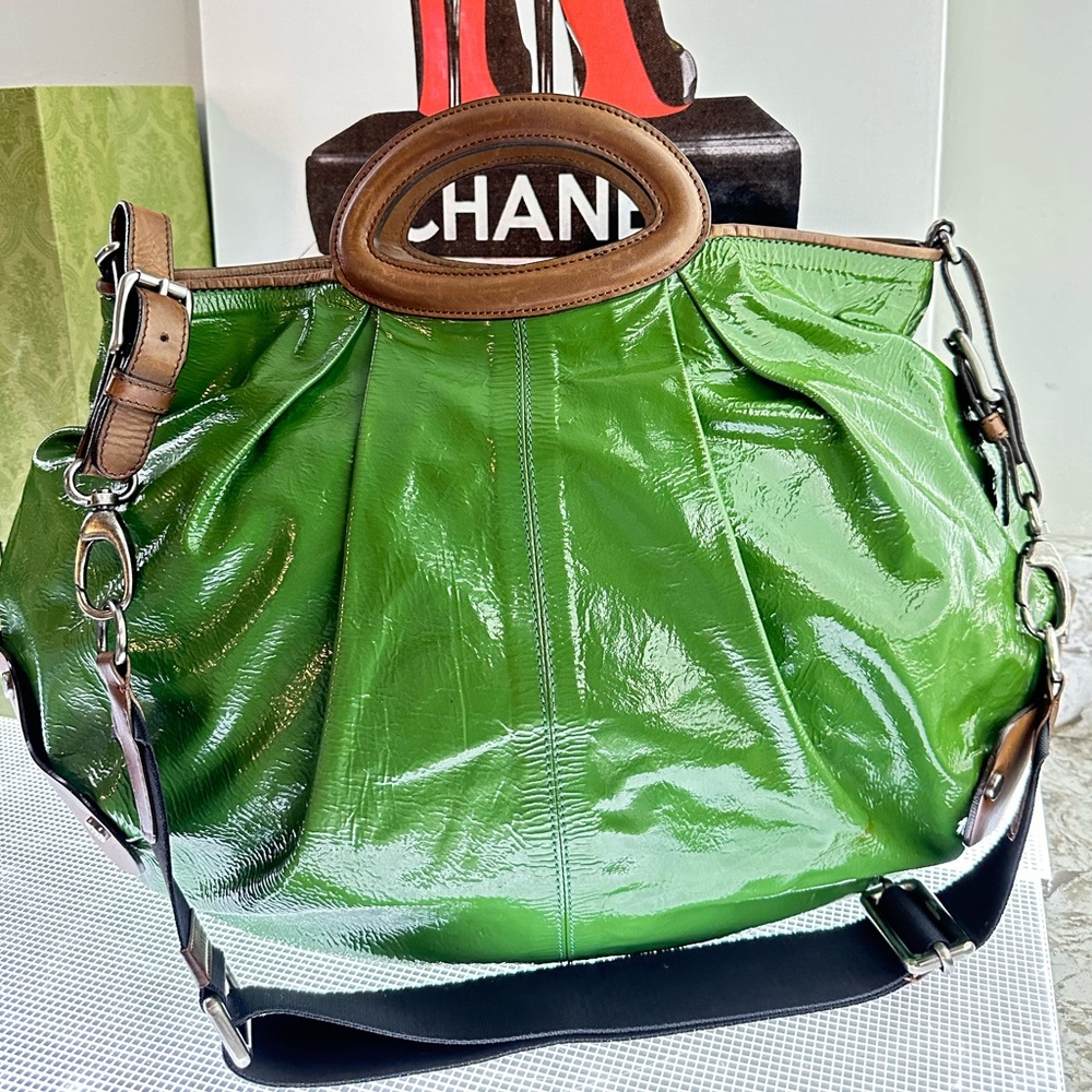 Marni Patent Leather Balloon Hobo